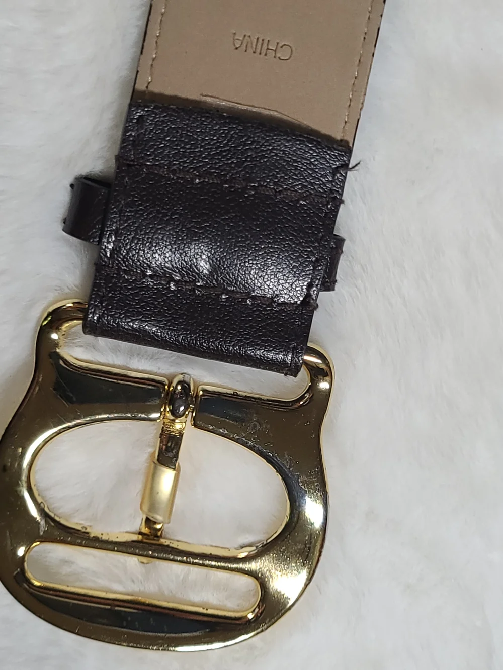 Michael Kors signature rich leather